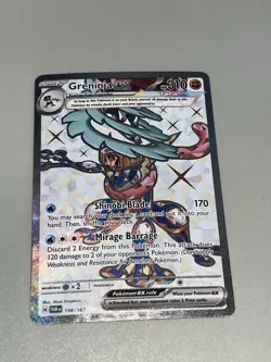Pokemon TCG Greninja ex - 198/167 Twilight Masquerade NM/M 2024 Full Art - Image 2