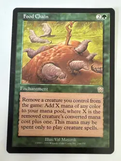 MTG 1999 Food Chain Mercadian Masques Magic the Gathering L@@K! - Image 1