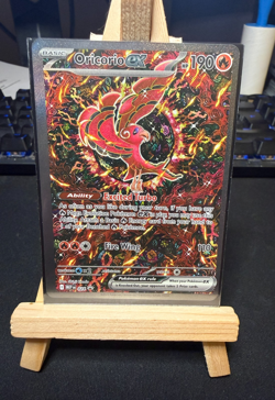 Pokemon TCG Oricorio ex MEP 024 – Mega Charizard X UPC – Promo – Full Art – NM - Image 1