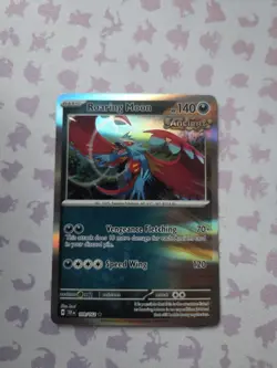 Roaring Moon 109/162 Pokemon Card Temporal Forces Holo NM - Image 1