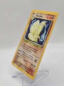 Ninetales 012/102 Base Set Holographic Pokemon Card - Excellent - Image 4