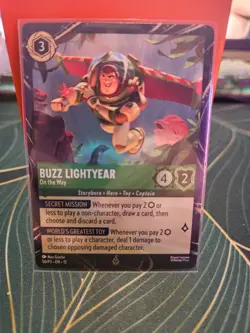 Buzz Lightyear - On the Way 56 Disney Lorcana Promo Cards Holo - Image 1