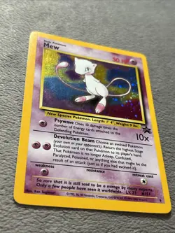 Mew 9 Black Star Promo Holo Pokemon Card wotc DAMAGE ON BACK, Front Good - Image 5