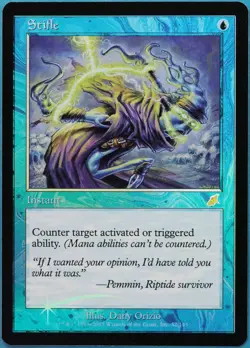 Stifle FOIL Scourge NM Blue Rare MAGIC THE GATHERING CARD (ID# 519517) ABUGames - Image 1