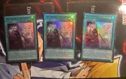 Yu-Gi-Oh! The Fallen & the Virtuous Ultra Rare Card CH01-EN019 X 3 - Image 1
