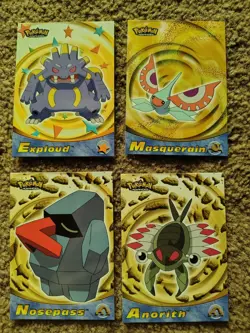 Pokemon Advanced Topp Cards Non Holo Set Of 4 - Image 1
