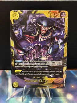 One Piece Card- Marshall.D.Teach (119) OP16-119 SEC The Time of Battle Foil - Image 1