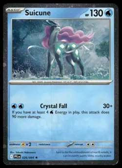 Pokemon Miscellaneous Cards & Products #026/094 Suicune (Cosmos Holo) Rare,Holo - Image 1