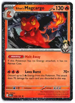 Ethan's Magcargo - 036/182 (Cosmo Holo) 036/182 Miscellaneous Cards & Product... - Image 1