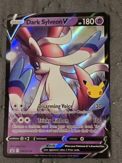 Dark Sylveon V SWSH134 SWSH: Sword & Shield Promo Cards Holo - Image 1