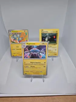 Magnemite 37/108 And Magneton 064/197 And Magnezone 065/197 Pokemon Cards Lot B4 - Image 3