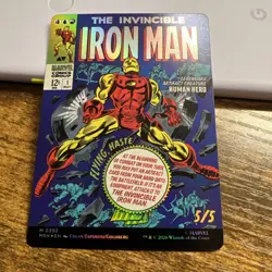 x1 Tony Stark The Invincible Iron Man (0392) - Foil - Borderless M MTG Marvel - Image 2