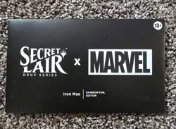 MTG Secret Lair Iron Man Rainbow Foil Edition - Image 1