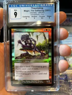 MTG Thaumatog (Foil) - Odyssey - CGC Mint 9 - Image 1