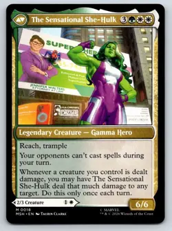 Jennifer Walters 18 Mythic Marvel Super Heroes Magic: The Gathering LP - Image 2