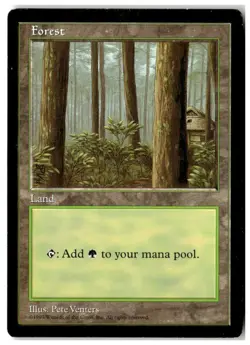 MTG Forest - Red Pack (Venters) - APAC Lands Heavily Played English - Image 1