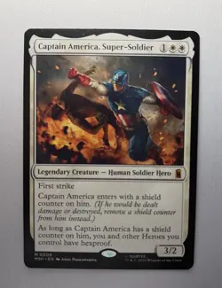 Captain America, Super-Soldier MSH NM MTG - Image 1