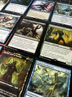 Lot of 36 assorted Rares, Mythics Holo Alt Art Foil MTG Magic the gathering mix - Image 1