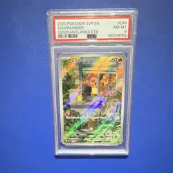 Pokemon Charmander 044 Scarlet & Violet Promo Holo EN 2023 PSA 8 - Image 1
