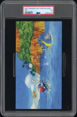 2001 POKEMON SOUTHERN ISLANDS COLL POSTCARD SEA PSA 5 - Image 1