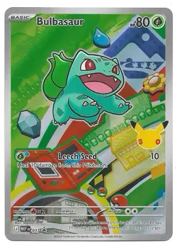 2026 POKEMON MEP EN ME BLACK STAR PROMO #037 BULBASAUR FIRST PARTNER ILLUS COLL - Image 1