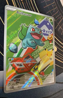 2026 POKEMON MEP EN ME BLACK STAR PROMO #037 BULBASAUR FIRST PARTNER ILLUS COLL - Image 5