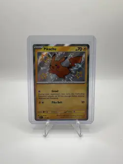 Pokemon Pikachu Baby Shiny 131/091 SV Paldean Fates - Image 1
