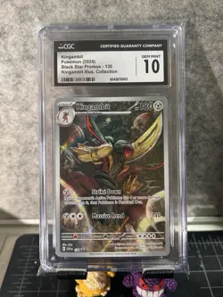 CGC 10 KINGAMBIT 130 ILLUSTRATION COLLECTION BLACK STAR PROMO POKEMON GEM MINT - Image 1