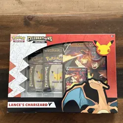 Pokemon Celebrations Lance's Charizard V box Evolving Skies Fusion - Image 1
