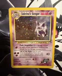 WOTC Pokemon TCG Gym Challenge Sabrina's Gengar 14/132 Holo Rare - Image 1