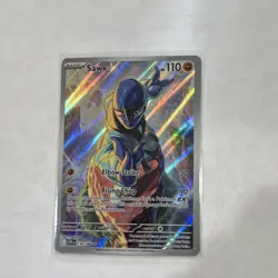The Pokemon Company Sawk 130/086 Sv: White Flare Illustration Rare Holo 110 HP - Image 2