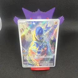 Pokemon Sawk SV: White Flare Illustration Rare Full Art Holo 110 HP 130/086 - Image 1