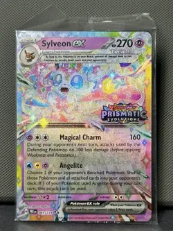 Sylveon ex 041/131 Prismatic Evolutions Stamp Promo Sealed Pack Pokemon TCG Holo - Image 1