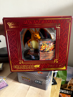 POKEMON CHARIZARD EX FIGURE WITH PROMOS - SUPER PREMIUM COLLECTION - Image 1