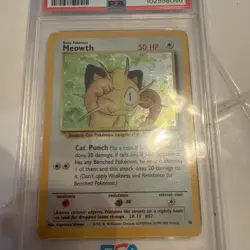 WOTC Meowth #10/53 Black Star Promo Holo English 2000 PSA 5 Pokemon - Image 3