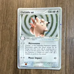 Pokemon TCG Clefable ex 106/112 EX FireRed & LeafGreen Ultra Rare Holo ENG - Image 1