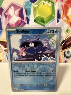 Shellder 090/165 Reverse Holo Common - Pokemon 151 English Scarlet & Violet NM - Image 1