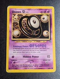Unown [O] 69/75 DMG Neo Discovery Common Pokemon Unlimited - Image 1