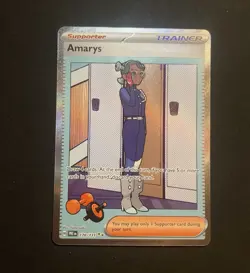 Pokemon TCG Amarys 170/131 SV Prismatic Evolutions SIR Full Art Holo Eng - Image 1