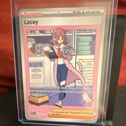 Pokemon TCG Lacey 175/131 Sv: Prismatic Evolutions SIR Full Art Holo English - Image 1