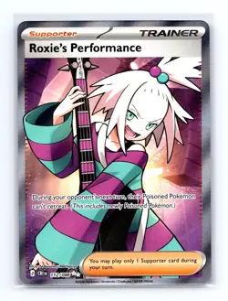Roxie's Performance 112/086 Ultra Rare Chaos Rising Pokemon Holo Near Mint - Image 1