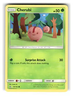 Cherubi 10/156 Common Ultra Prism Pokemon Near Mint - Image 1