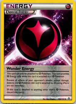 Wonder Energy 144/160 Uncommon Primal Clash Pokemon Reverse Holo NM - Image 1