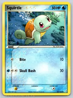 Squirtle 63/100 Pokemon MP - Image 1