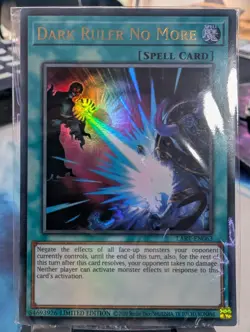 YuGiOh! Dark Ruler No More LART-EN063 ULTRA RARE SEALED* - Image 1