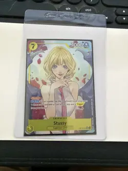 Namco One Piece Stussy Carrying on His Will OP13-110 Alt Art Foil Super Rare - Image 5