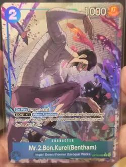 One Piece Card Game Mr.2.Bon.Kurei (Bentham) OP16-055 (Alt Art) - Image 1
