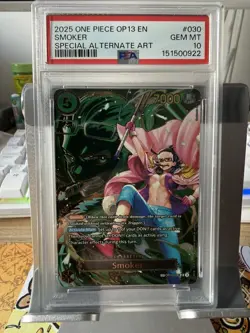 One Piece TCG Smoker OP10-30 PSA 10 Special Alternate Art OP13 - Image 1