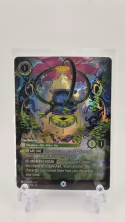 Lorcana Alien True Believer Enchanted Wilds Unknown 229/204 - MINT CONDITION - Image 1
