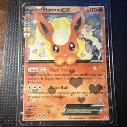 Pokemon Flareon EX RC6/RC32 Generations Radiant Collection Holo Ultra Rare MP - Image 1